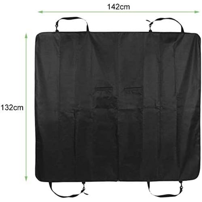 Захисний килимок для собак у машину Greensen, водовідштовхувальний, стійкий до подряпин, 132 x 142 см