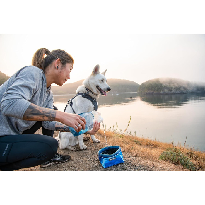 Ruffwear Quencher: Портативний складний миска для води для собак, Ruffwear, Spring Mountains M