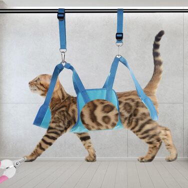 Нашийник для грумінгу собак Onlynery - м'який та зручний нашийник для догляду за шерстю | Легкий у чищенні та використанні для малих та середніх тварин, блакитний, розмір S