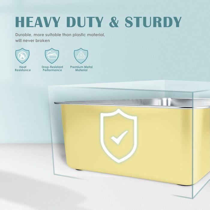 Великий лоток для котів і кроликів IKITCHEN з нержавіючої сталі 60×40×15 см — без запаху, антипригарний, антиковзкий, стійкий до плям і іржі