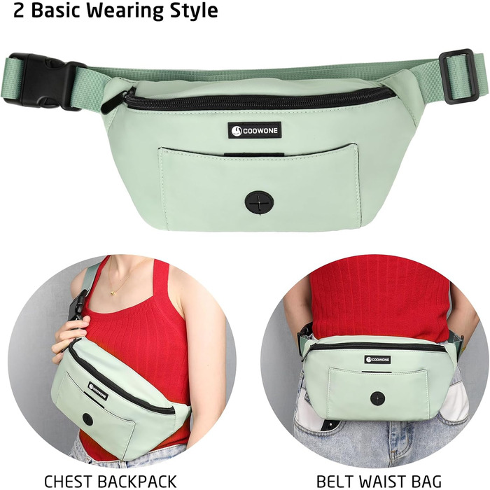 Сумка для собак з відділенням для ласощів та рулеткою для збору відходів, поясна/поясна сумка, підходить для жінок та чоловіків, для дресирування цуценят, подарунок для любителів собак, зелений нейлон