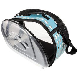 Транспортна сумка для котів POPETPOP: міцна, з прозорим корпусом, для подорожей та вигулів, блакитна