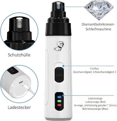 Keleno TrimNox Pro: тиха, ергономічна машинка для грумінгу тварин (2 насадки)