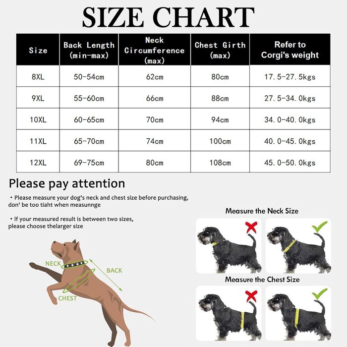 Зимовий теплий куртка для собак з отвором для повідка - жовтий, 11XL