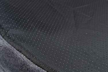 Кругле собаче ліжко TRIXIE Minou, діаметр 60 см, білий/сірий - м'яке ліжко для собак з Softplüsch, кошик для собак маленьких та середніх порід, неслизьке, 36299