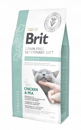 Дієтичний корм для котів Brit Veterinary Diet Struvite, 5 кг