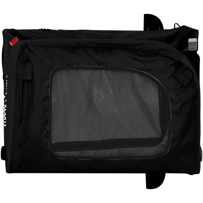 Причіп для тварин на велосипед, Оксфорд та Ізон, помаранчевий та сірий, 68x134x73 см