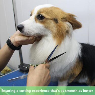 Ножиці для грумінгу собак Hashimoto, професійні ножиці для догляду за шерстю, прямі леза, надлегкі, матова поверхня, 7.0 дюйми