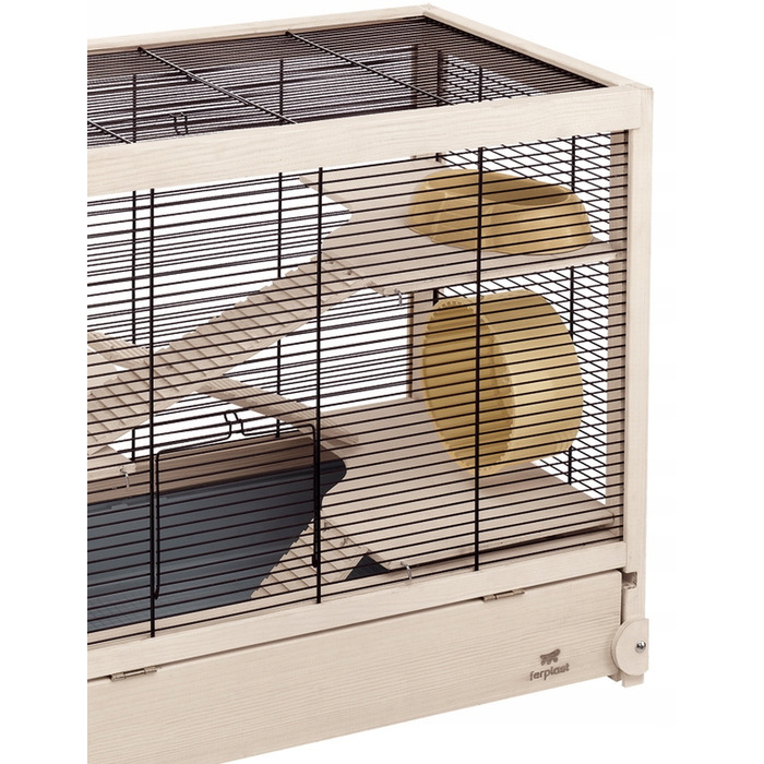 Дерев'яна клітка для гризунів FERPLAST HAMSTERVILLE, 60x34x49 см