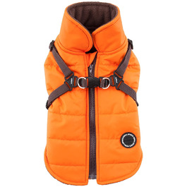 Зимовий жилет для собак Puppia Mountaineer II, розмір S, помаранчевий