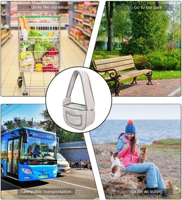 Транспортна сумка для тварин: переноска для собак, котів, цуценят | Зручна, дихаюча, водовідштовхувальна переноска beige