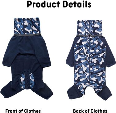 Зимовий комбінезон для собак з блискавкою, D-початком, світловідбиваючими смугами та регульованою протишерстю, вітрозахисна куртка для собак малих, середніх та великих порід, розмір M, блакитний. Розмір M: Довжина спини: 45 см, Обхват грудей: 63 см