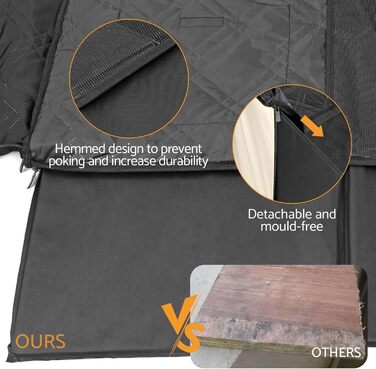 Захист для автосидіння для собак Maxetodo: водовідштовхувальний, антикіготковний, з сумкою та ременями безпеки. Підходить для всіх авто, SUV та вантажівок.