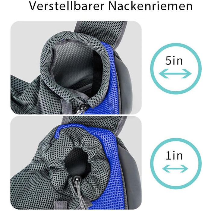 Сумка-переноска для собак та котів XGOPTS, чорна, до 5 кг, регульована, дихаюча, для прогулянок на вулиці