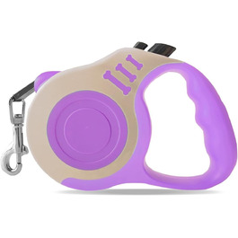 Рулетка для собак та котів з автоматичним згортанням, нейлонова шлейка, зручний ручний гачок, міцна, 3.4-5.6 м