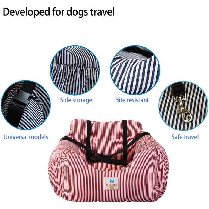 Крісло-ліжко для собак, тепле та пральне, з кишенею для зберігання