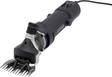 Електрична машинка для стрижки собак з регулюванням швидкості та металевим гребінцем, 6 швидкостей. Ідеальна для густого та кучерявого хутра.