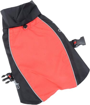 Водонепроникна куртка для собак Selmai, велика, з відбиваючими елементами, вітронепроникна, тепла жилетка для собак, для французького бульдога, для прогулянок, спорту на відкритому повітрі, холодної зими, червона, 9XL