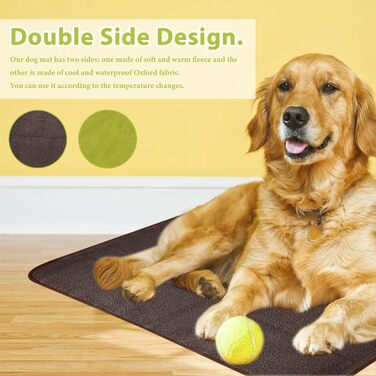 Складана водонепроникна ковдра для собак на прогулянках - килимок для собак Outdoor, 100 x 70 см, неслизька - ковдра для домашніх тварин, собак, цуценят, котів