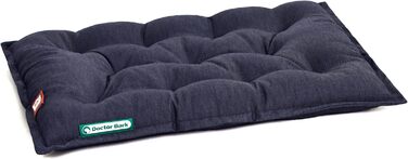 Ортопедичне собаче ліжко Doctor Bark Urban - для середніх собак, 70x50 см, Königsblau (зроблено в Німеччині)
