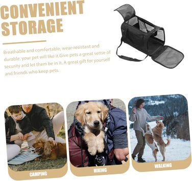 Транспортна переноска для котів та тварин iBasenice, складана, для подорожей, кемпінгу та прогулянок