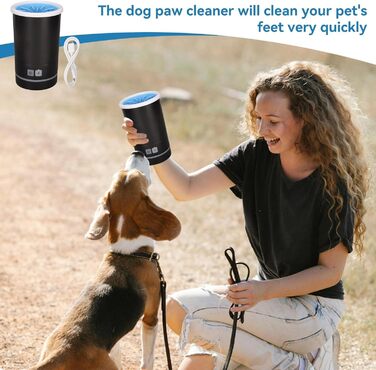 Автоматичний мийка лап для собак, електричний мийник лап, портативний мийник лап, мийка лап для собак маленьких, середніх та великих порід
