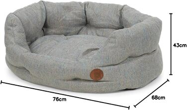Овальний лежак для собак Petface Meadow Weave, великий, плетений