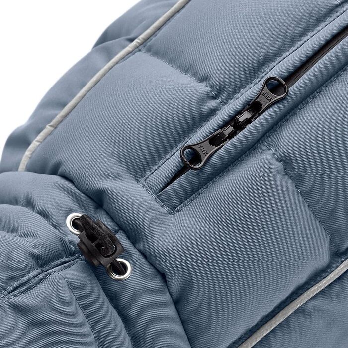 Теплий водовідштовхуючий теплий одяг для собак HUNTER Paxson для такс, колір карамель, розмір 40, з відбиваючими елементами