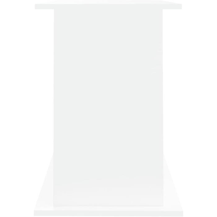 Тумба для акваріума Homgoday з полицями та відділеннями, біла, 101x41x58 см, деревостружкова плита