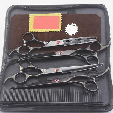 Набір професійних ножиць для грумінгу собак, набір інструментів для догляду за шерстю, триммінг, кольорові ножиці, машинка для стрижки, догляд за зубами, аксесуари для грумінгу