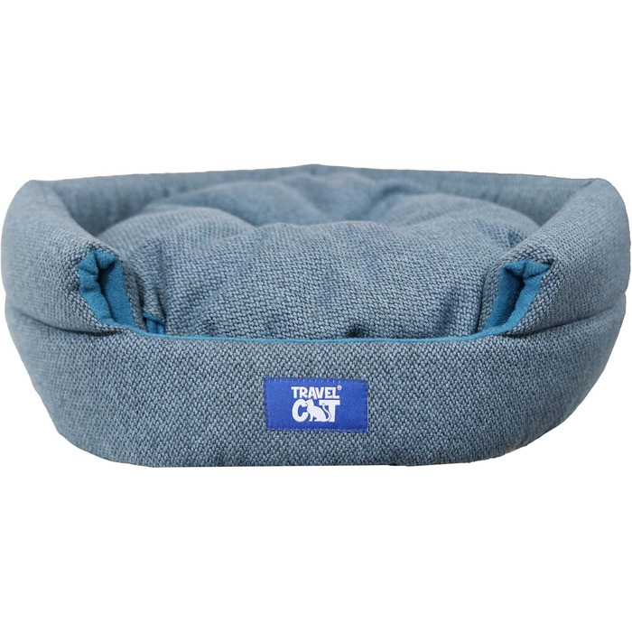 Будиночок для кота Travel Cat Meowbile, трансформер, синій, M, 63,5x45,7x43,2 см, якісний котячий дім і лежак для дому