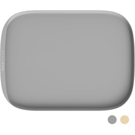 Підкладка під миску для собак та котів PETLIBRO Silikon, сіра, 45x30 см, нековзна, водонепроникна, для миття в посудомийній машині