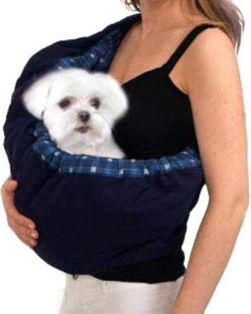 Сумка-переноска для собак та котів, Outdoor, блакитний плед | OrgMemory