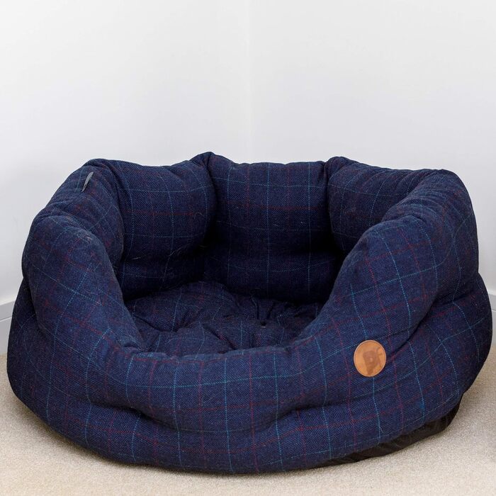 Крісло-ліжко для собак Petface Midnight Tweed, овальне, розмір M, для середніх порід