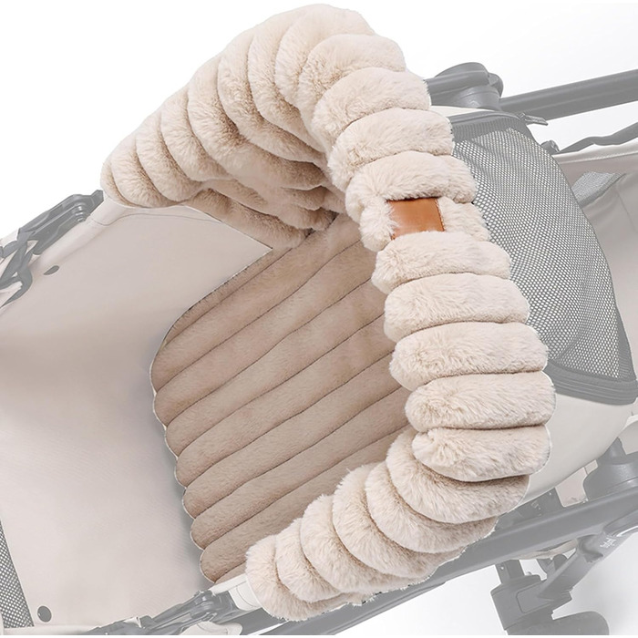 М'який килимок для візка для собак/хатніх тварин. Захист від бруду, аксесуар для прогулянок з собакою. Khaki