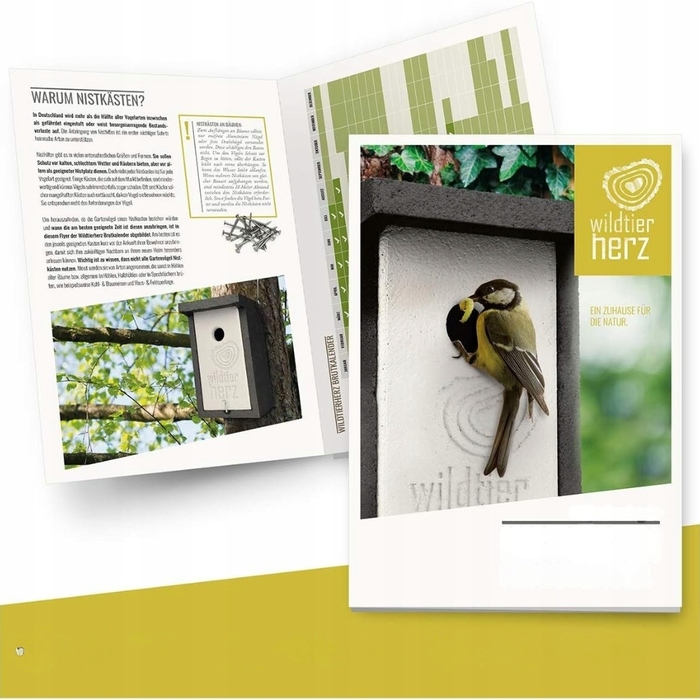 Гніздо-бетонка Wildtierherz (32 мм) для великої синиці