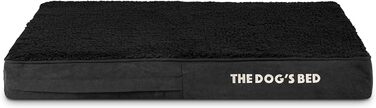 Ортопедичне ліжко для собак, середнього розміру, плюш, 86 x 56 x 10 см, вологостійке, з ефектом пам'яті