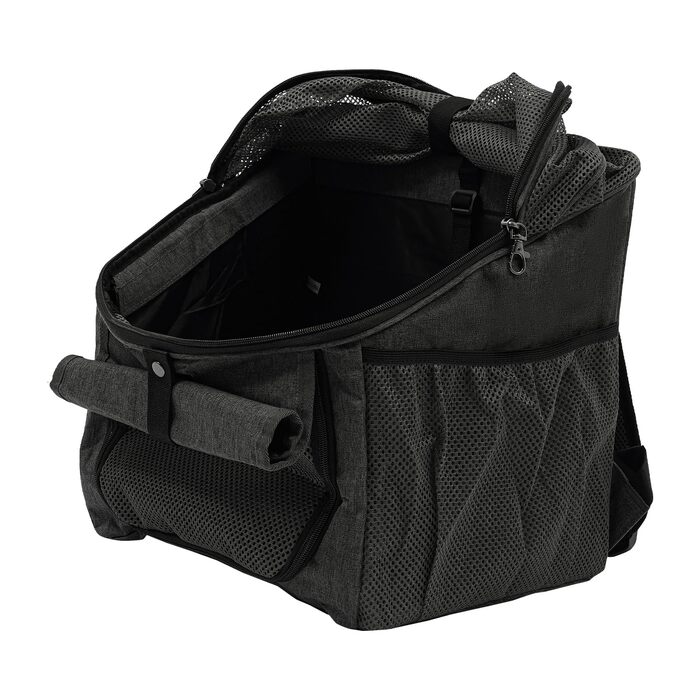 Корзина для собак на велосипед 2-в-1, сіра: зручна та безпечна переноска для тварин