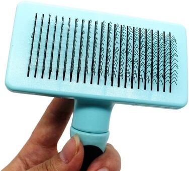 Бурштук для догляду за шерстю котів та собак, для довгошерстих порід. Ідеально для котів, собак, цуценят, кроликів. Видаляє шерсть, масажує та розплутує. Розміри: 17.5x10x5 см