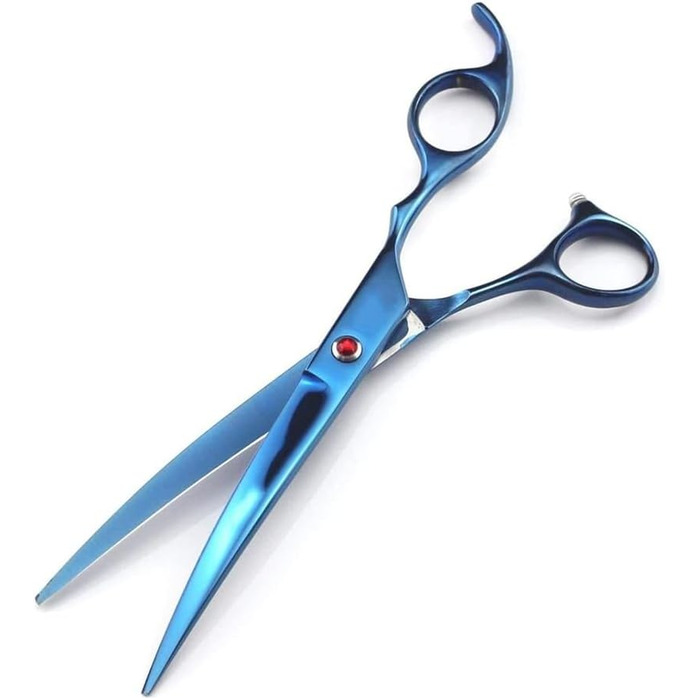 Набір ножиць для собак, догляд за шерстю: прямі та зігнуті ножиці для собак та котів