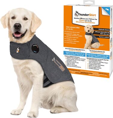 Накидка для собак Thundershirt, сіра (XL, сірий колір)