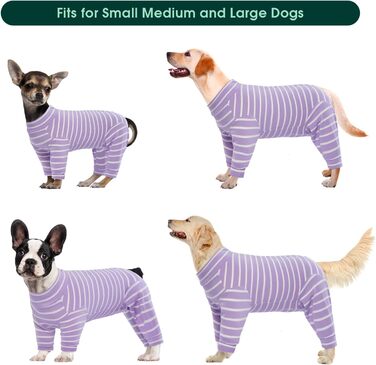 Корсет для собак після операції, після кастрації, для собак, для сук, піжама для собак малого та середнього розміру, фіолетовий, XL