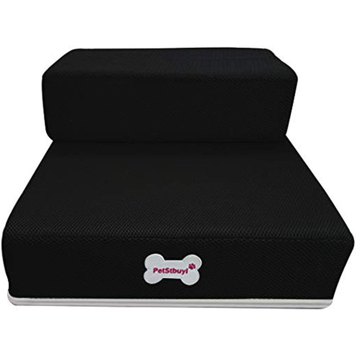 Сходинки для собак Левоберг - чорні, для маленьких собак та котів, під ліжко