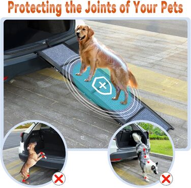 Рампа для собак у машину X-Lange 180,3 см: складна, для великих собак, до вантажівок, з антиковзким покриттям