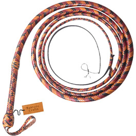 БантОро Крафтс: Батогом з кенгурячої шкіри, 16 плетінь, 3.6м (12 футів), для косплею та реквізиту