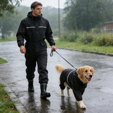 Зимовий теплий комбінезон для собак, водонепроникний, розмір 2XL | Ідеально для прогулянок в снігу та активного відпочинку
