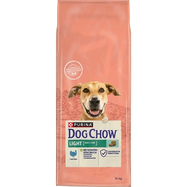 Корм для собак DOG CHOW Adult Light з індиком, 14 кг