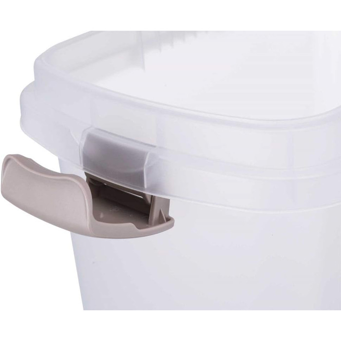 Контейнер для зберігання продуктів Tonne, 40 л, прозорий, з кришкою, 27 x 61 x 45 см