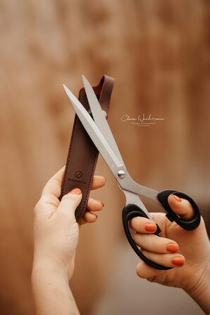 Набір ножиць для догляду за кіньми: ножиці для хвоста та гриви, з чохлом. Нержавіюча сталь, ергономічний дизайн, ідеально для догляду за хвостом та гривою.