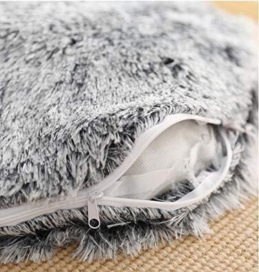 Крісло-гніздо для кота/собаки Donut, затишне ліжко для домашніх тварин з м'якою оббивкою, кругле, плюшеве, 60 см, світло-коричневе